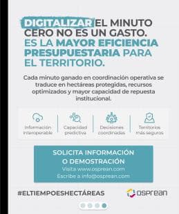 Pieza gráfica 5 de la campaña de Osprean sobre el equilibrio presupuestario entre prevención y extinción