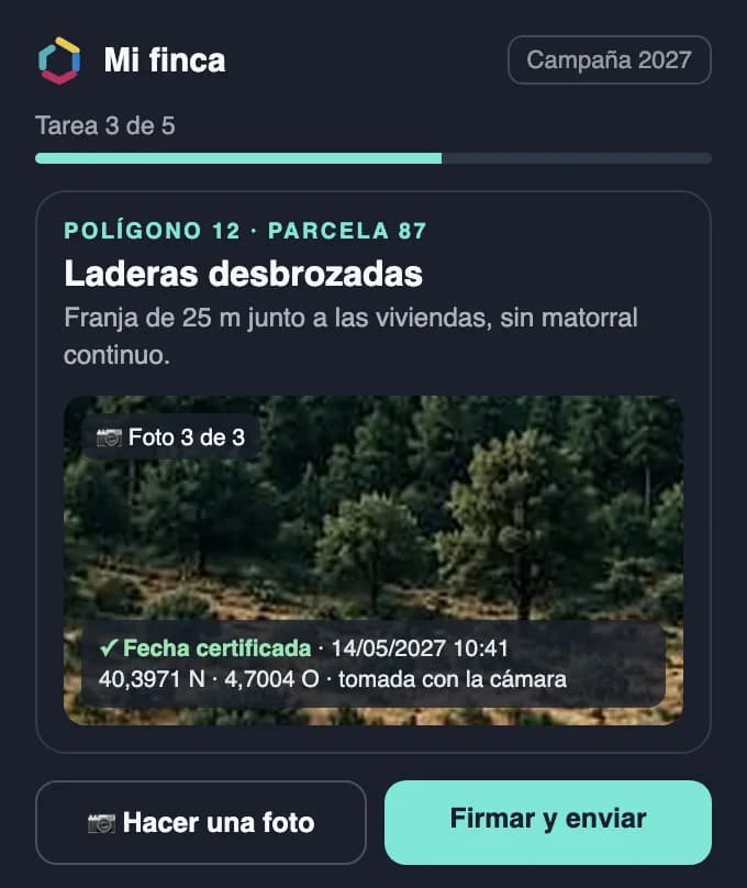 Screenshot · Plot map and owner tasks